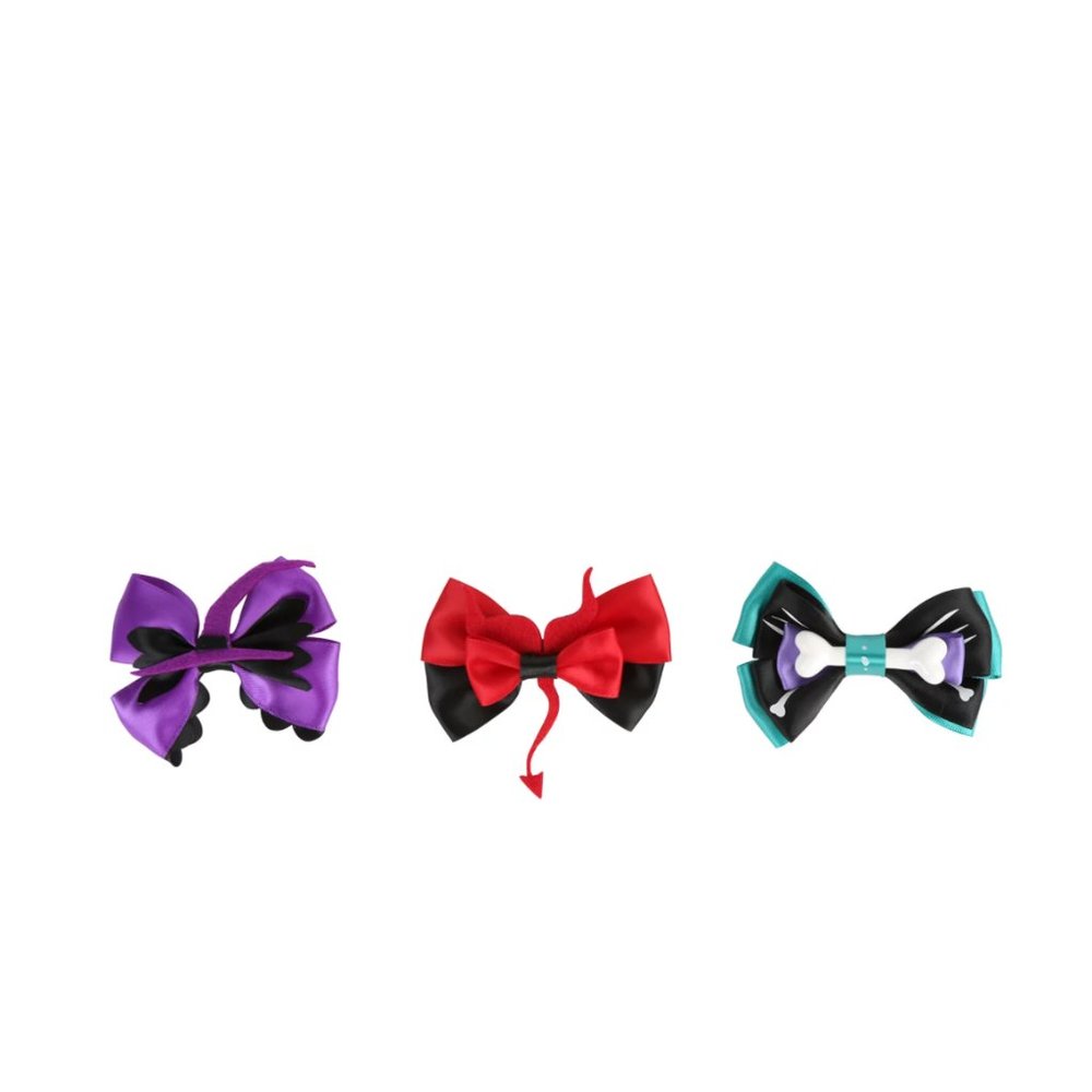 Hot Topic Disney's Nightmare Before Christmas Hair Bow Set